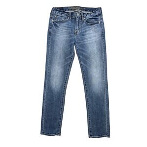 American‎ Eagle Skinny Jeans 29/29 Blue Denim Medium Wash Stretch